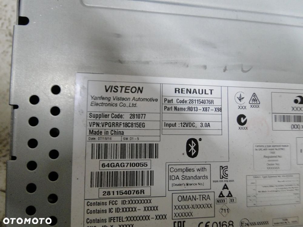 RENAULT CLIO IV 4 RADIO CD ORYGINALNE - 6