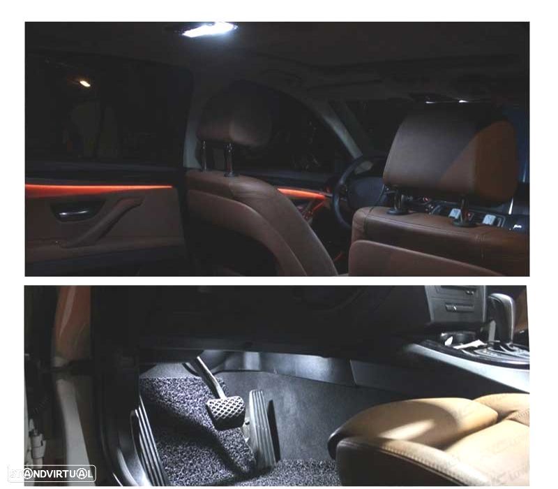 KIT COMPLETO 14 LAMPADAS LED INTERIOR PARA BMW SERIE 3 F30 F35 F80 316I 318I 325D 328D XDRIVE 330D 1 - 5
