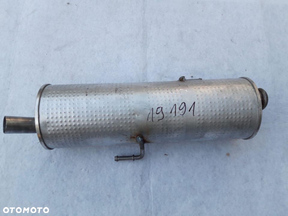 TŁUMIK końcowy Peugeot 206  206+ 1.1; 1.4; 1.6  96-  60-109 KM 96-00 ROK  19191 P ALU,1726X9 1726.TP - 1