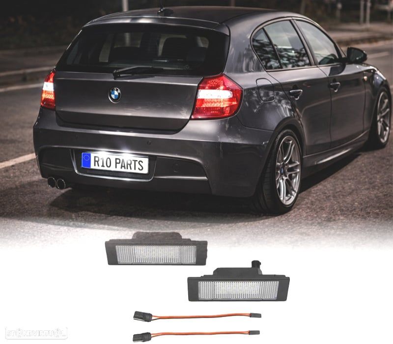 LUZES DE MATRICULA LED BMW SERIE 1 E81 E E87 04-11 - 1