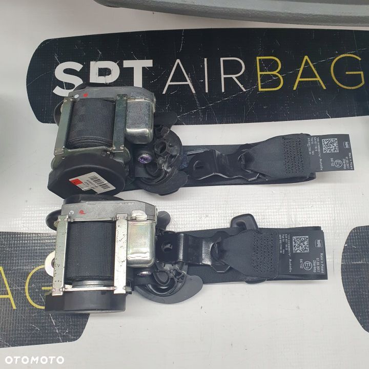 SEAT IBIZA 6J IV AX2 DESKA ROZDZIELCZA KONSOLA KOKPIT PULPIT PODUSZKI AIRBAG AIR BAG PASY KIT SET - 7