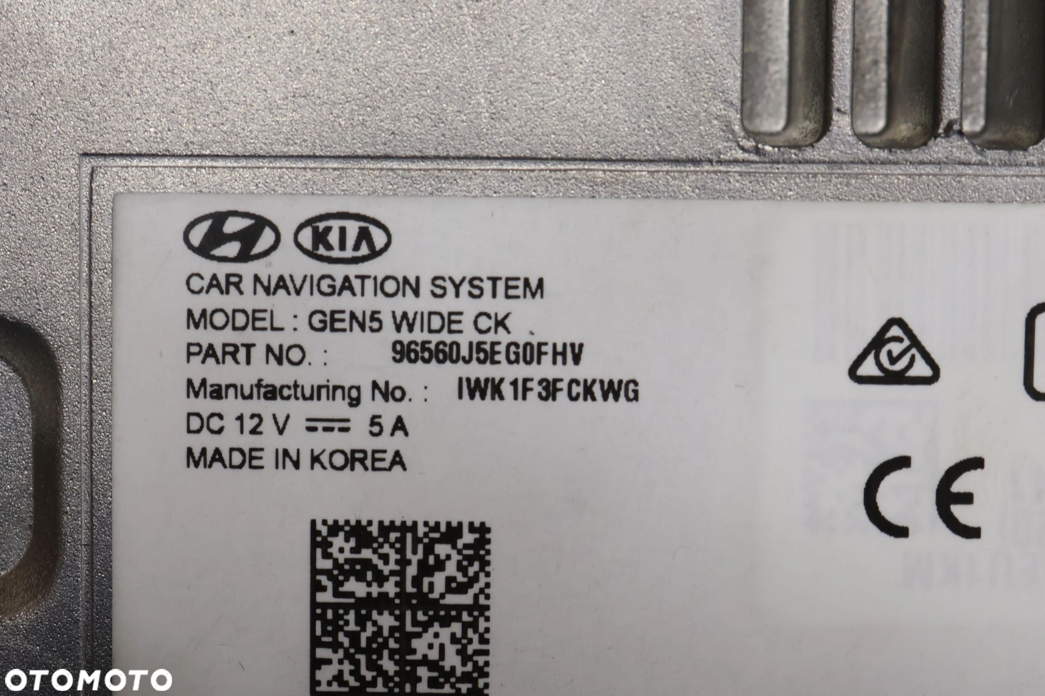 Kia Stinger GT Lift radio nawigacja 96560-J5EG0 - 2
