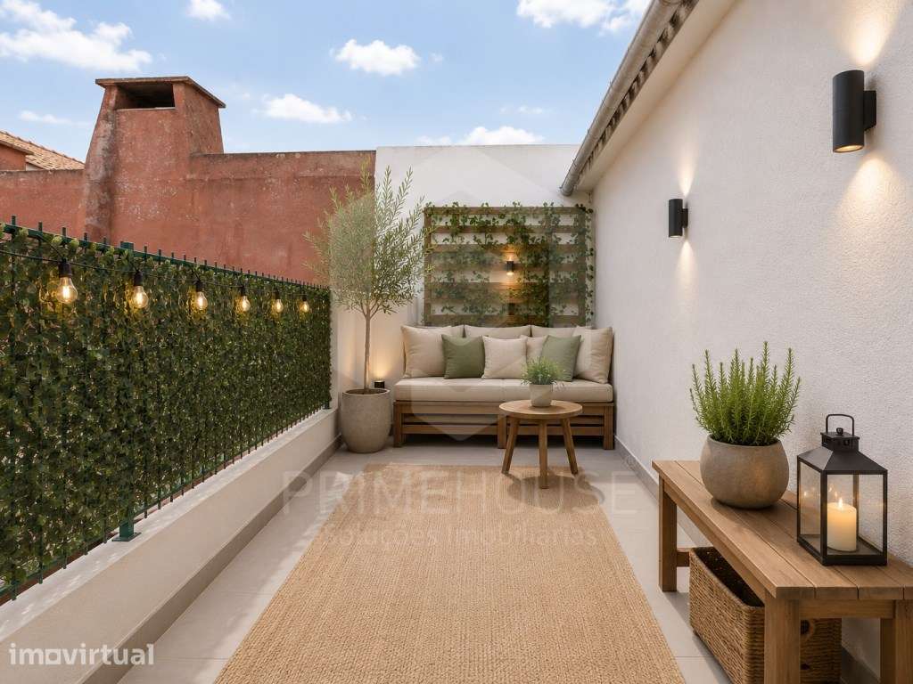 Andar de Moradia T3 com suite e terraço em Qta do Conde, - Grande imagem: 5/33