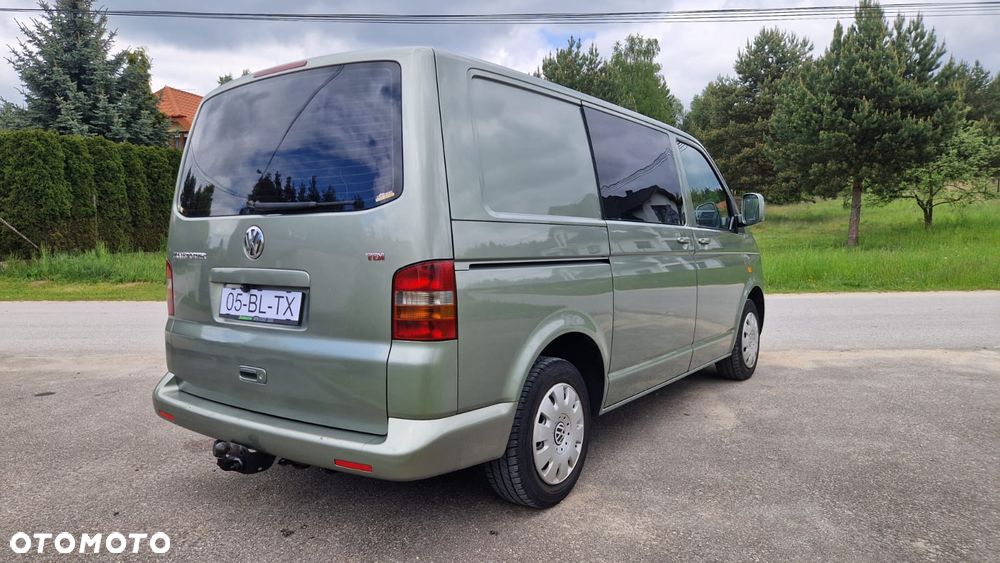 Volkswagen TRANSPORTER T5 Klima Elektryka Tempomat Navi Kamera Dubel Kabina 6os Brygadówka - 3