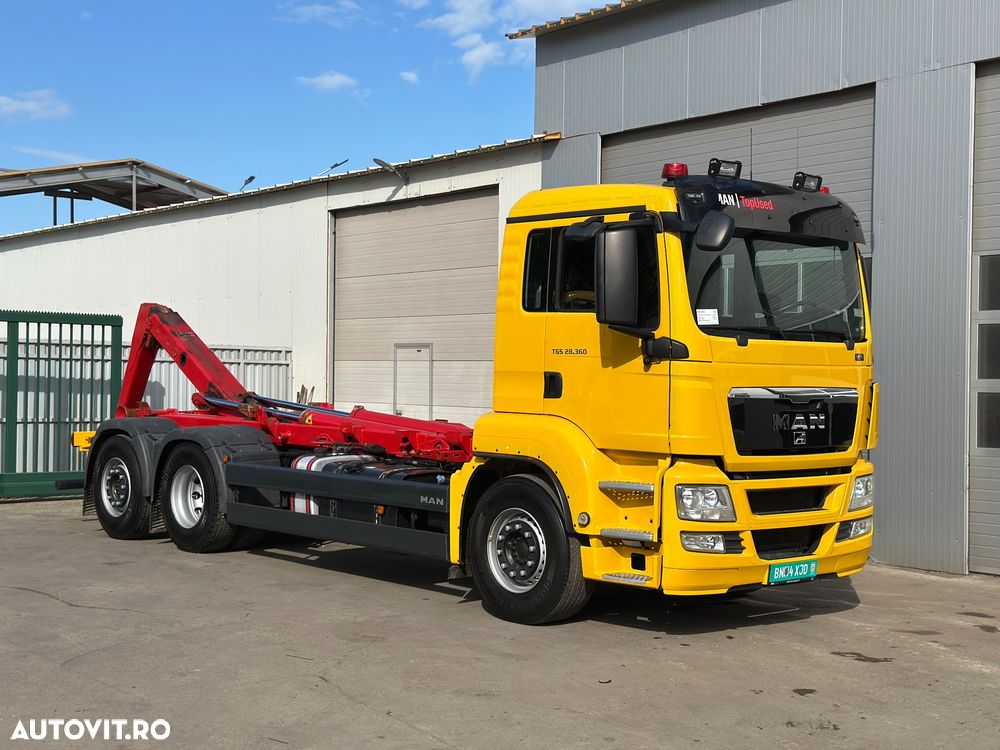 MAN TGS TGX 6x2 28.360 ABROLLKIPPER  MEILLER - 3