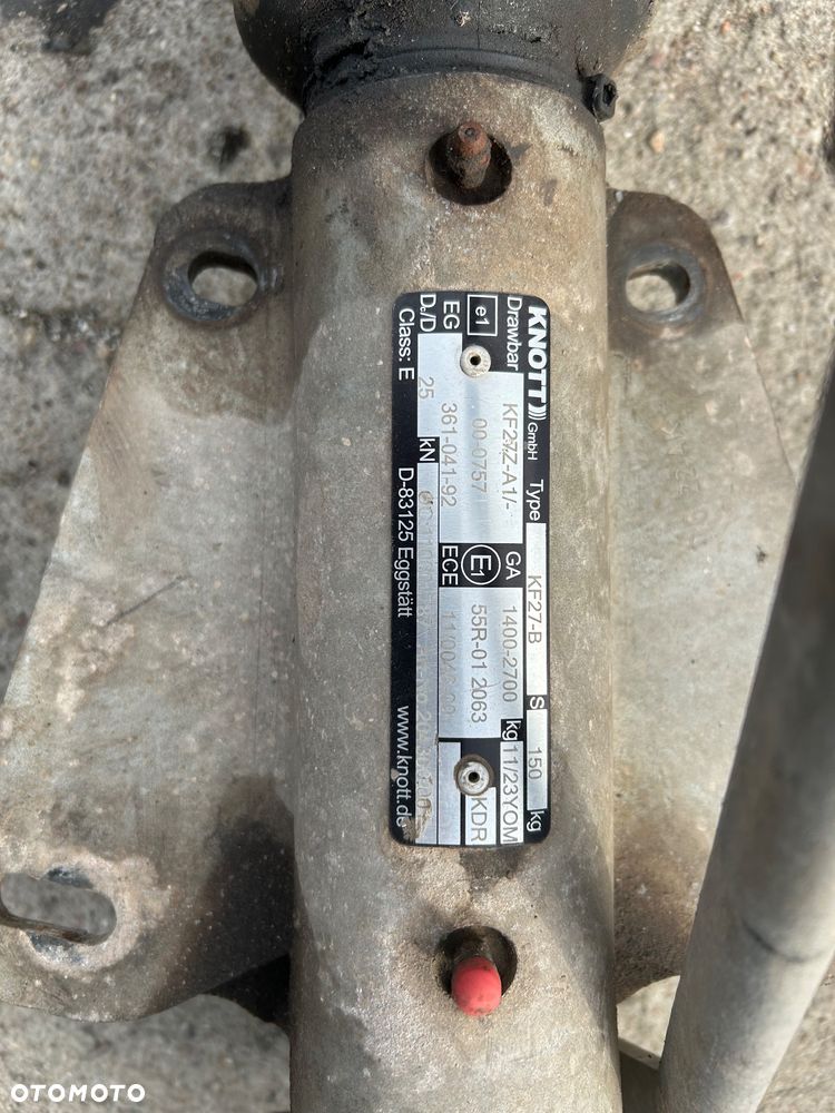 Zaczep do przyczepy KNOTT KF27-B 1400-2700 kg - 2