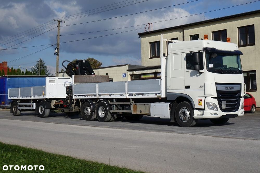 DAF XF 460 6x2 / EURO6 / AUTOMAT / INTARDER / HDS X-HIDUO 188 B-2/ ZABUDOWA SKRZYNIA BURTOWA + PRZYCZEPA LECITRAILER - 3