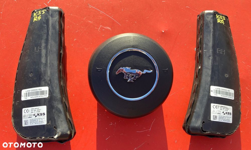 FORD MUSTANG VI 6 2015-2018 AIRBAG PODUSZKA POWIETRZNA KIEROWCY ORYGINAŁ PODUSZKI PASY PAS AIRBAG FOTELA W FOTEL okazja warto sprawdź Raz2 - 6