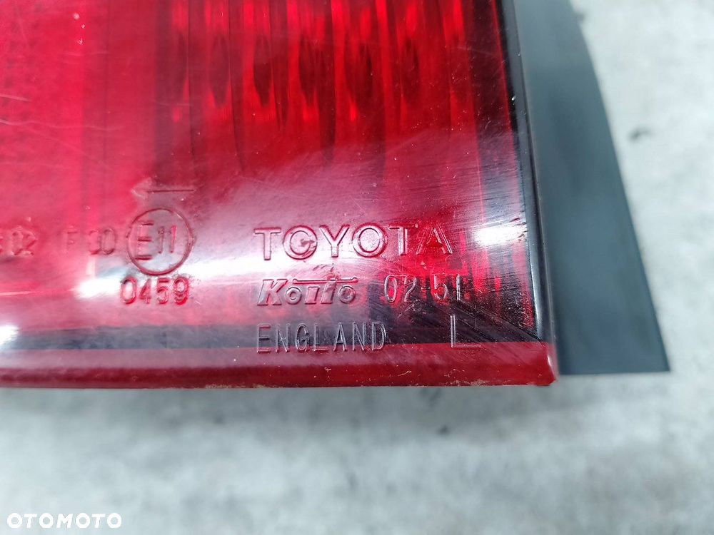 LAMPA TYLNA LEWA TOYOTA COROLLA IX E12 02-51 KOITO HATCHBACK 5D - 7