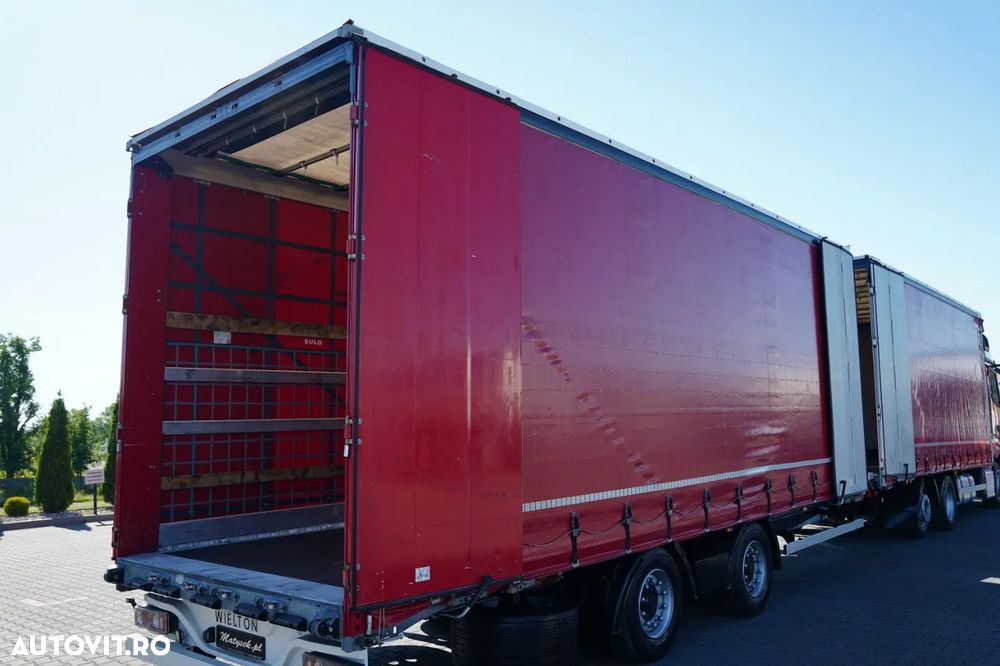 Mercedes-Benz ACTROS 2545 / TANDEM COMBINAT 120 M3 / TRANSIT / 6x2 / BIG SPACE / WIELTON / 2021 - 22