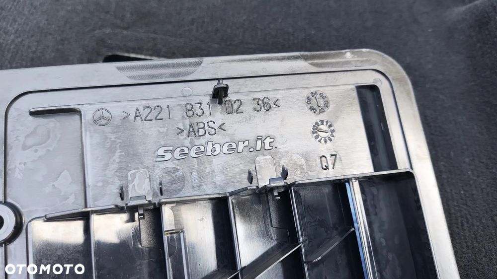 WYKŁADZINA DYWAN KRATKA NAWIEWU PODŁOGI TYŁ TYLNY A2216800441 9G11 A2218310136 A2218310236 MERCEDES S-KLASA W221 LONG - 4