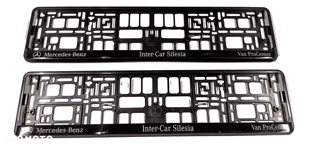 MERCEDES SILESIA Ramka tablicy rejestracyjnej 2szt VAN PROCENTER - 3