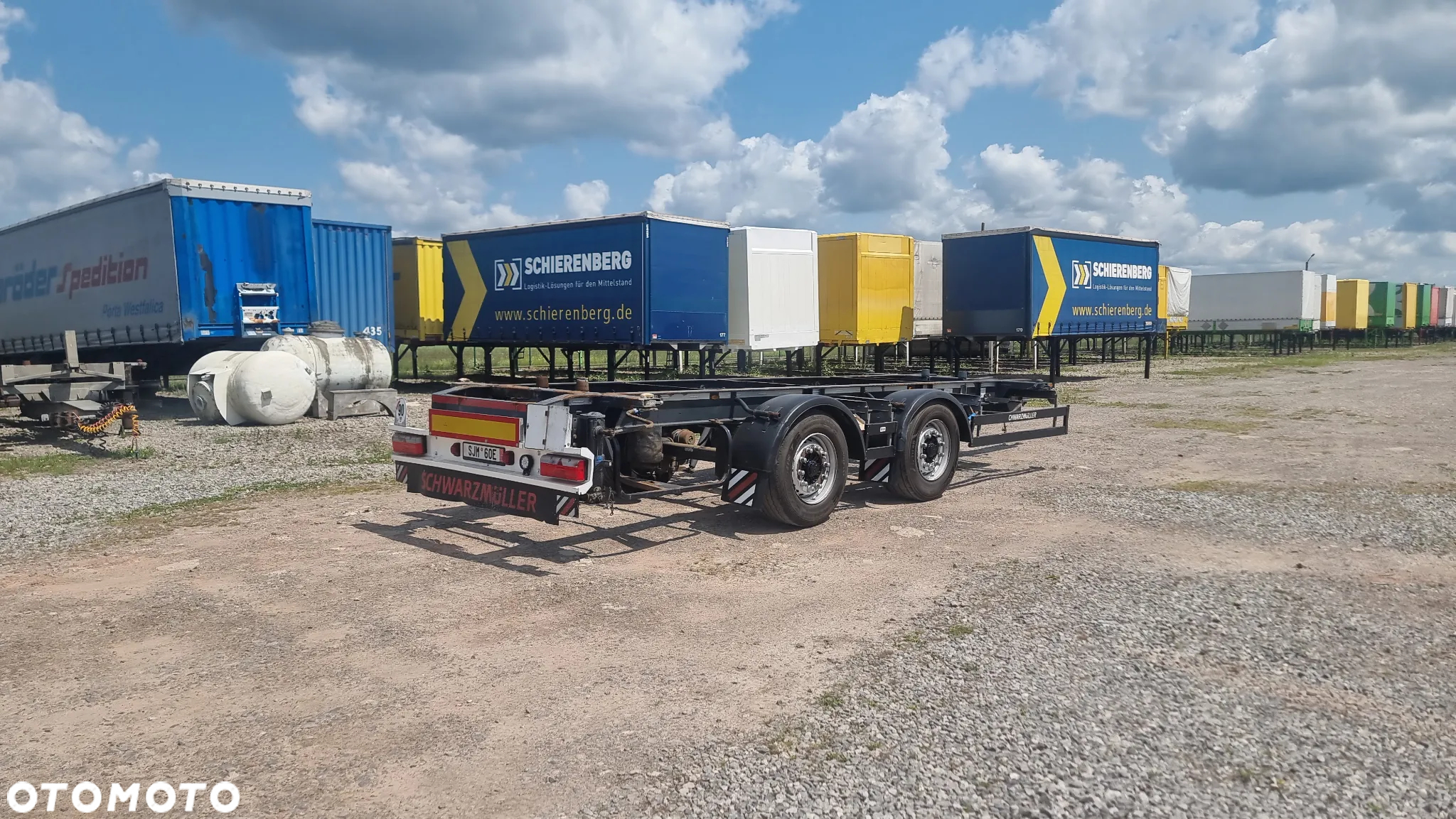 Schwarzmuller 25.500zł netto TANDEM BDF 7.45-7.80m SCHWARZMULLER DHL/DACHSER/DPD GÓRNY ZACZEP  2017ROK OPONY 385/55R22.5 HAMULCE TARCZOWE osie BPW ECO PLUS MOŻLIWOŚĆ TRANSPORTU - 3