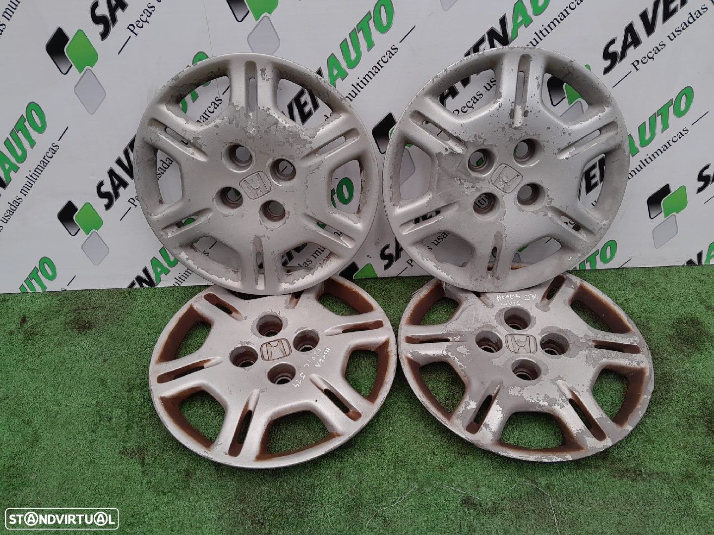 Conjunto Tampões Roda Honda Civic Vii Três Volumes (Es, Et) - 1