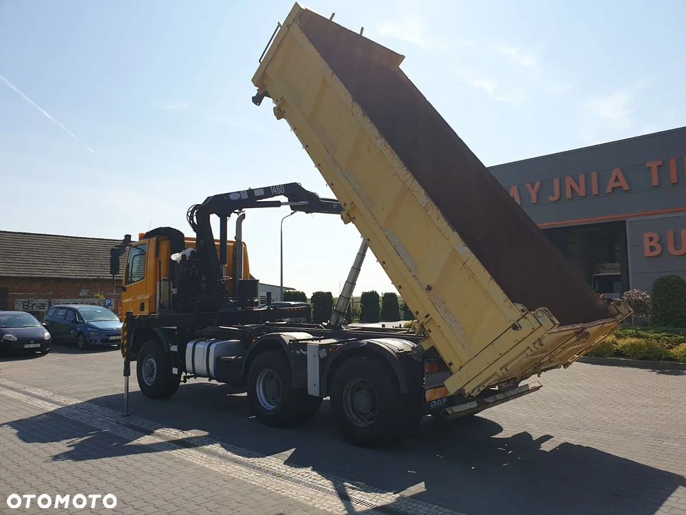 DAF CF GINAF X3335 S 6x6 WYWROTKA+HDS ATLAS 1460 HYDROBURTA KLAPODRZWI SKRĘTNA OŚ - 3