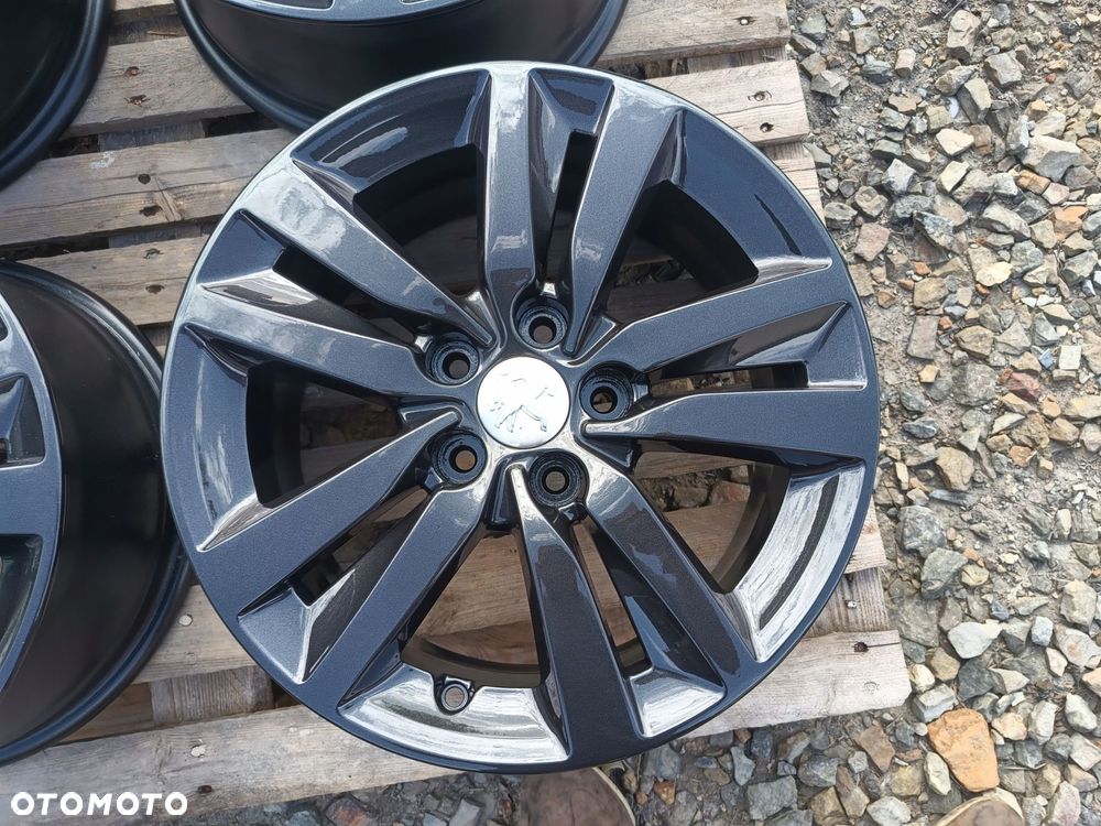 peugeot 308 t9 felgi 16" 5x108 et44 7.0j jak nowe grafit 9677989577 - 5
