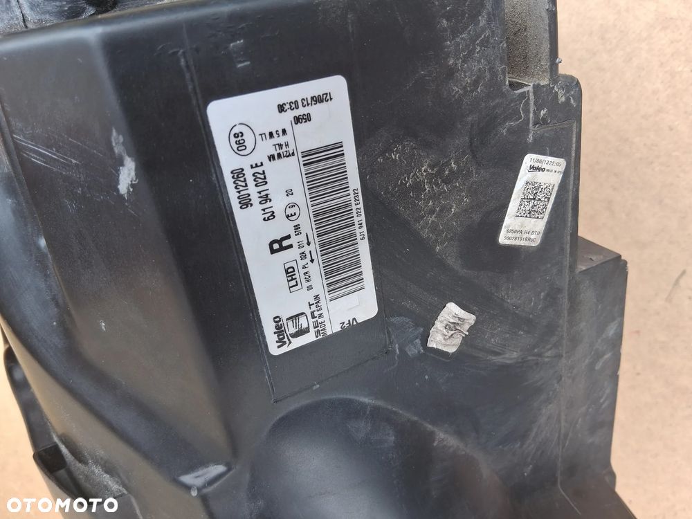 Lampa prawa przód przednia SEAT IBIZA IV 6J LIFT 15 -17 6J1941022E - 7