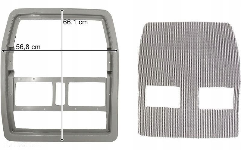 massey ferguson seria 6000 grill przedni z siatką 3713413m2 + 3713410m2 - 2