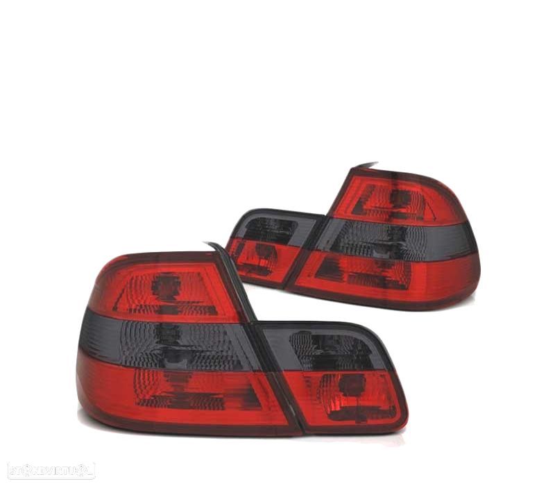 PILOTOS PARA BMW E46 99-03 COUPE VERMELHO ESCURECIDO - 1