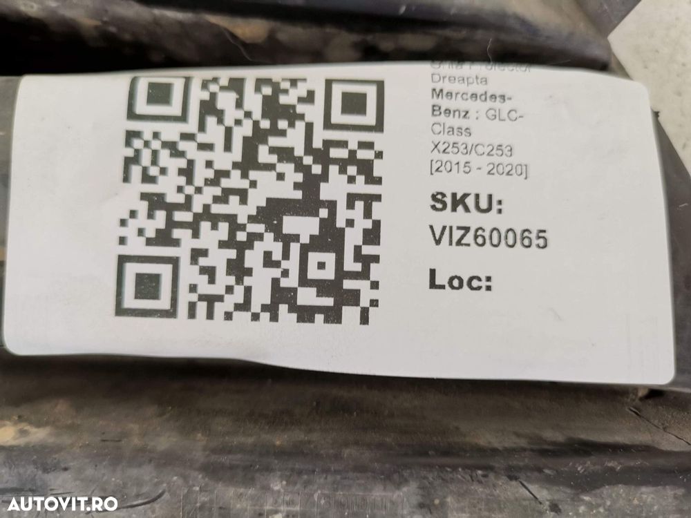 Grila Proiector Dreapta Mercedes-Benz  GLC-Class X253/C253 2015 2016 2 - 8