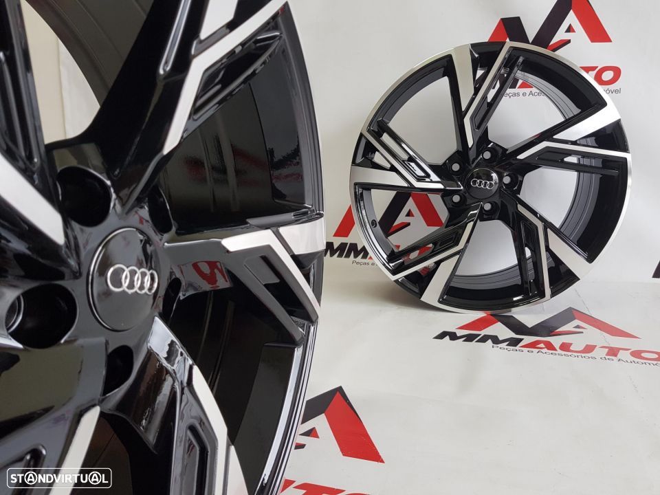 Jantes Audi RS6 2020 Preto Polido 18 - 6