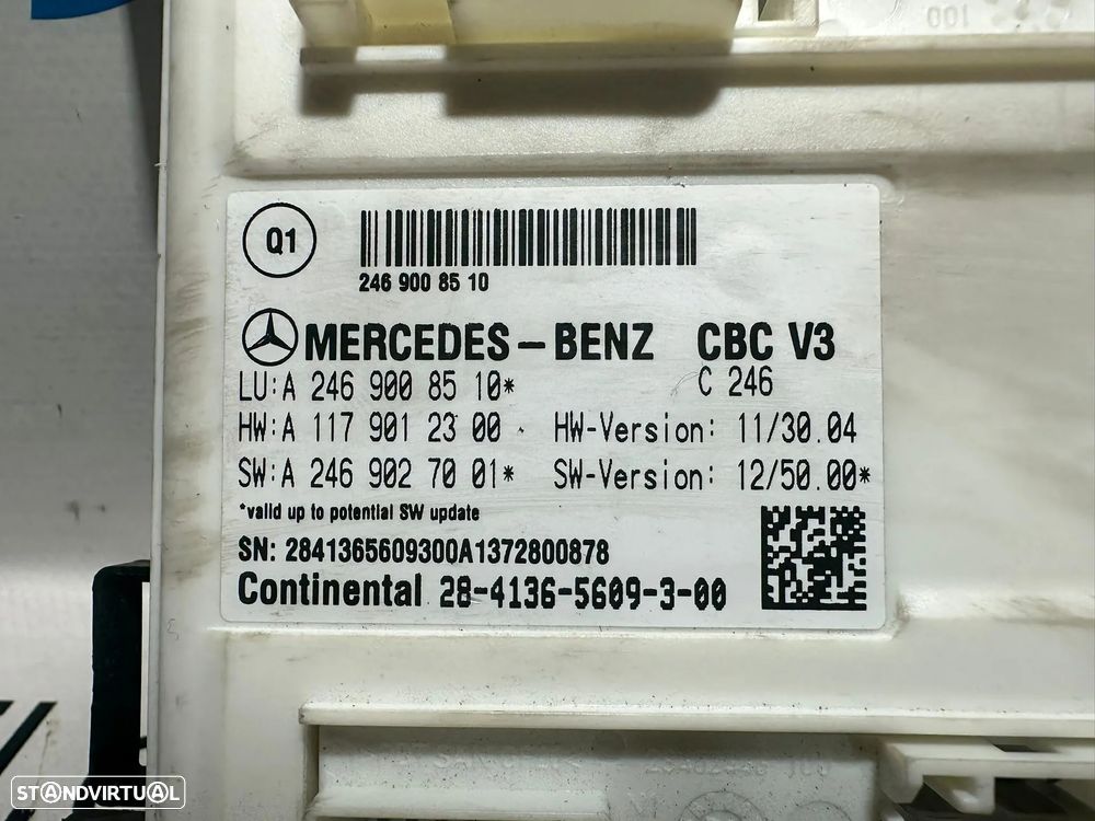 .Módulo Confort BSI SAM Mercedes Benz A2469008510 2011 - 2019 - 1