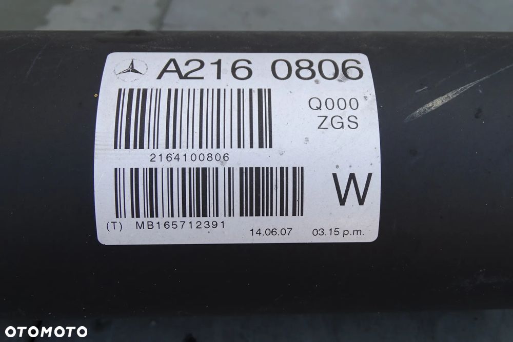 MERCEDES W221 W216 63 6.3 AMG Wał napedowy 2164100806 - 3