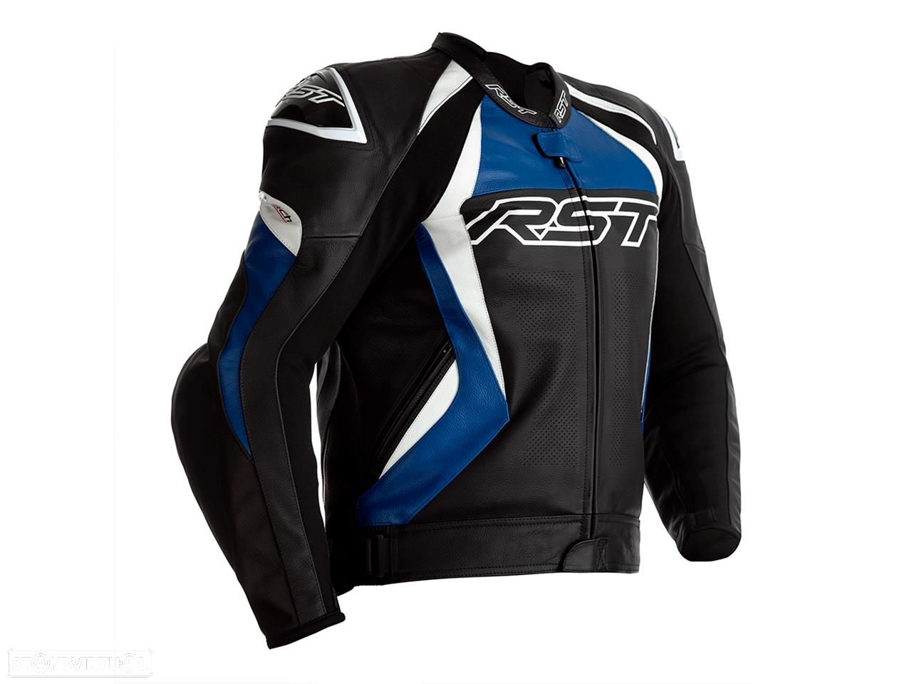 casaco em pele rst tractech evo 4 ce azul tam. 52/m - 1