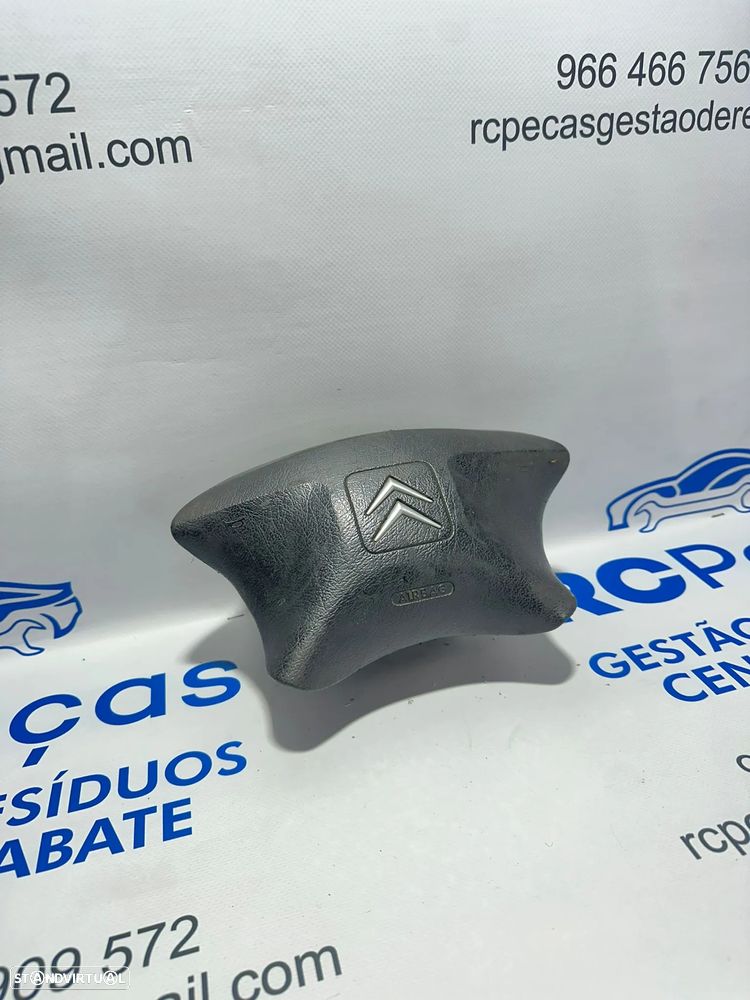 .Airbag Volante Guiador Original Citroen Berlingo 2 MK2 96454032X 2002 - 2010 - 4