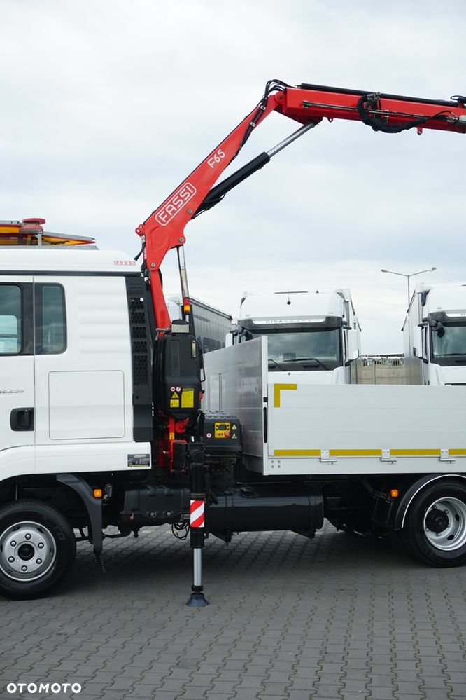 MAN / TGL / 12.250 / SKRZYNIOWY + HDS / FASSI F 65 / PILOT - 14