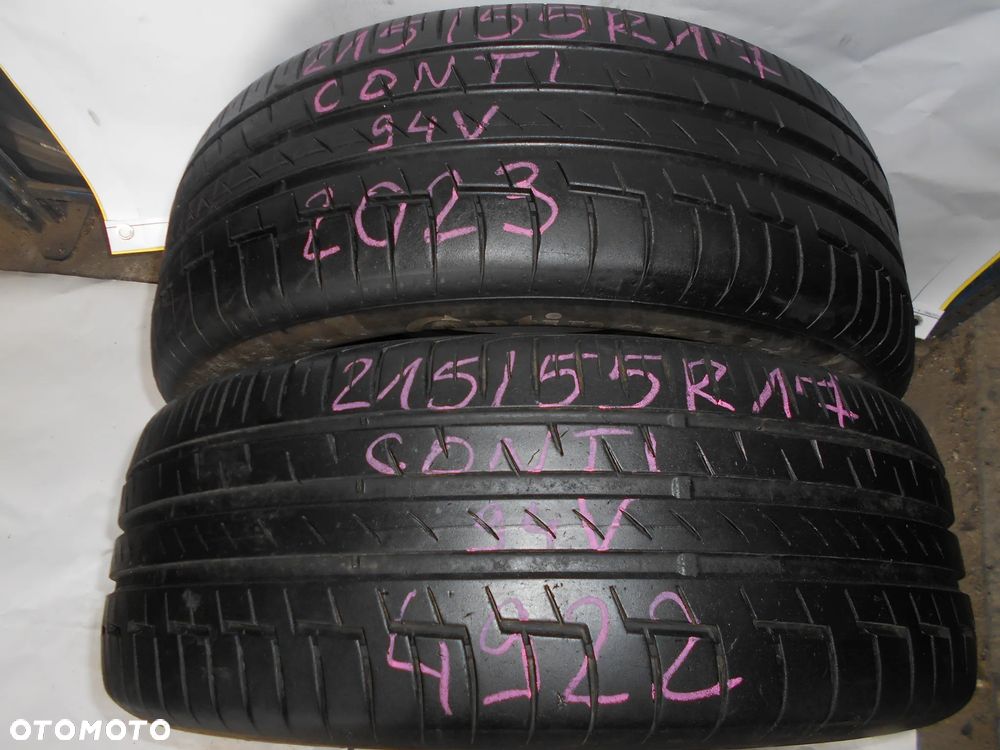 OPONY 215/55R17 CONTINENTAL PREMIUM CONTACT 6 DOT 2023 / 4922 7MM