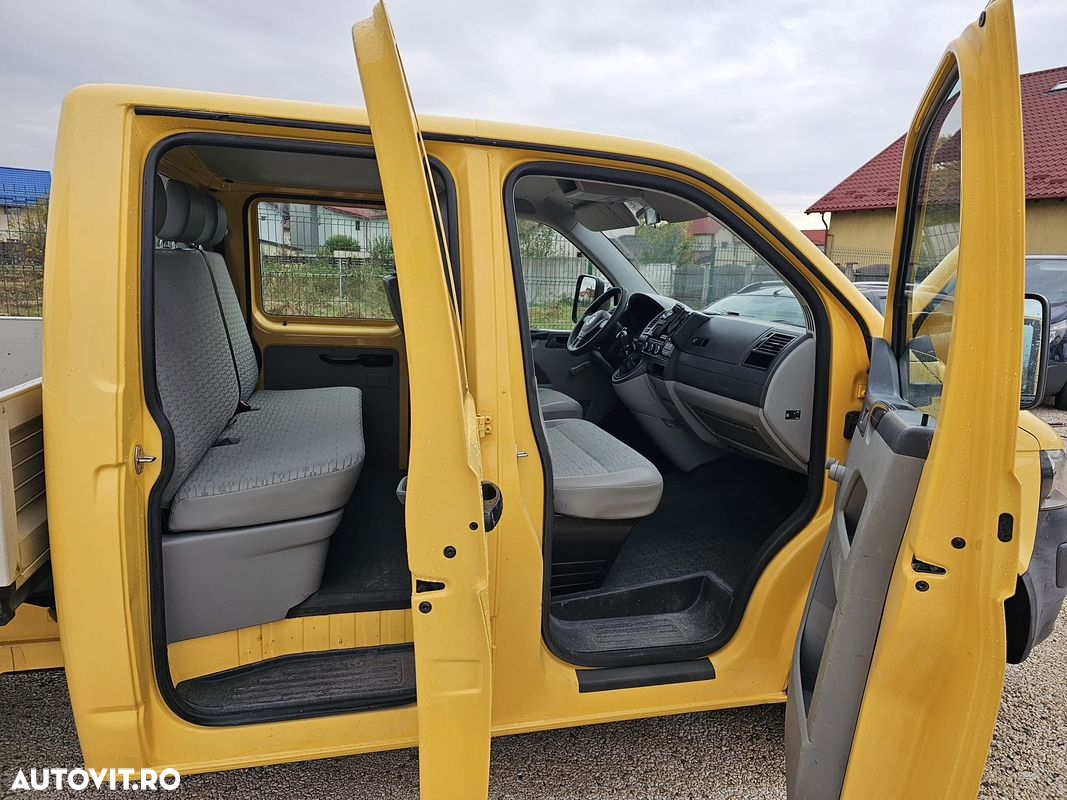 Volkswagen Transporter 2.0 TDI - DOKA - 7 locuri + bena - AC - 13