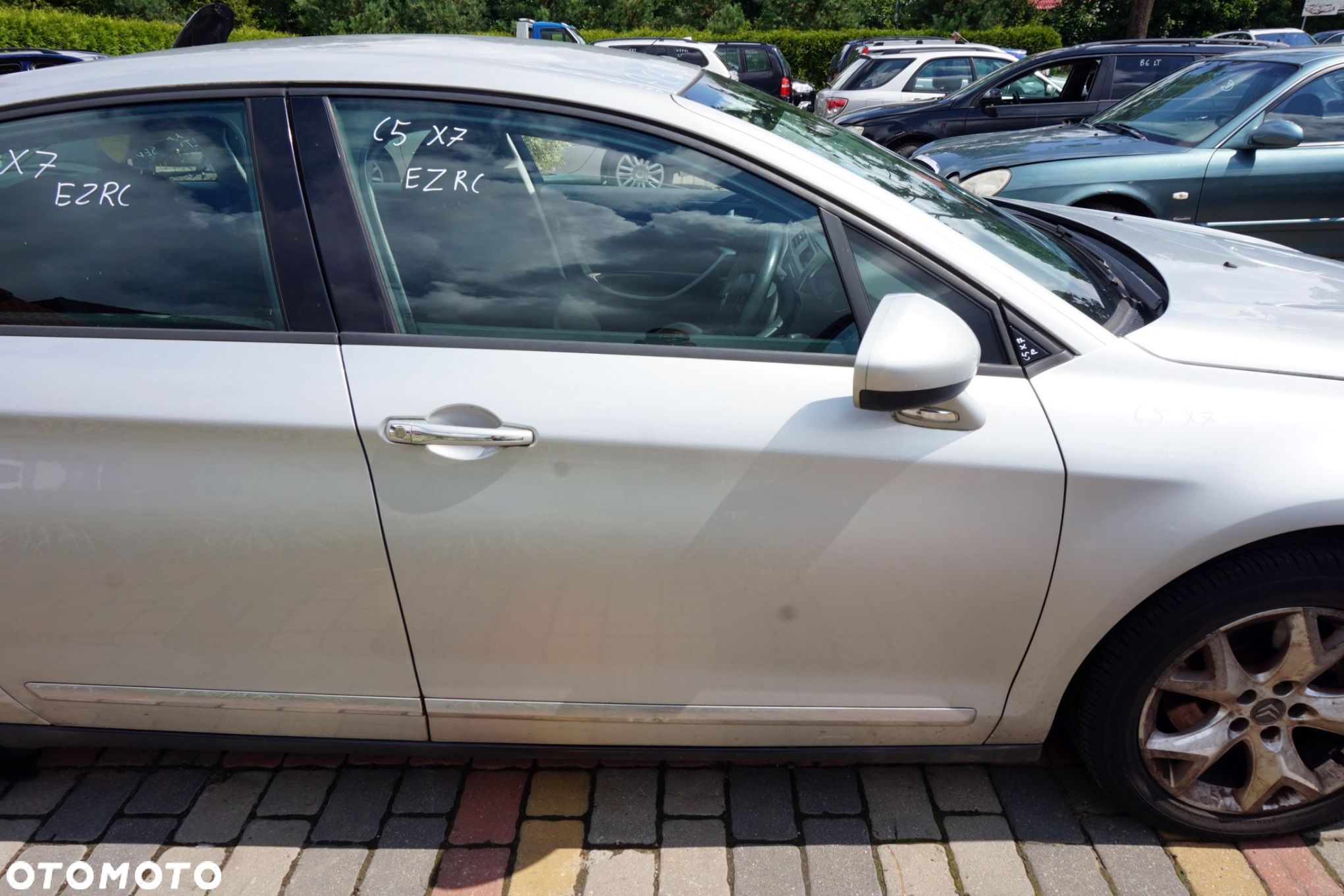 DRZWI PRZEDNIE PRAWE C5 III X7 SEDAN EZRC  SREBRNY CITROEN 2008-2017 - 1