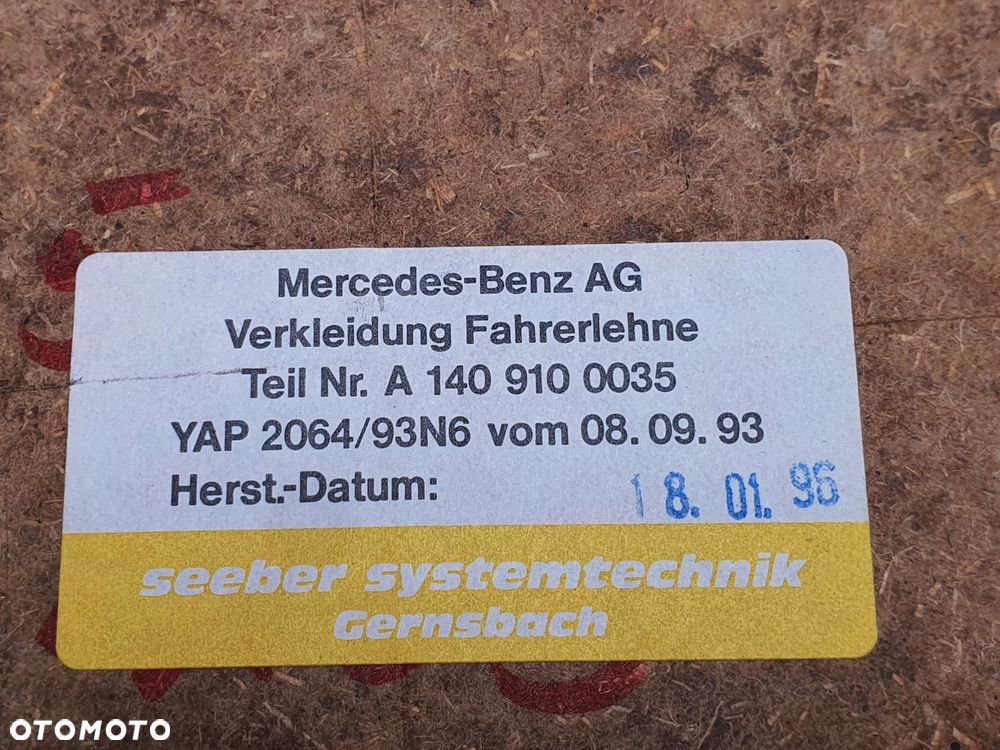 POSZYCIE FOTELA KIEROWCY LEWY PRZÓD MERCEDES W140 - 5