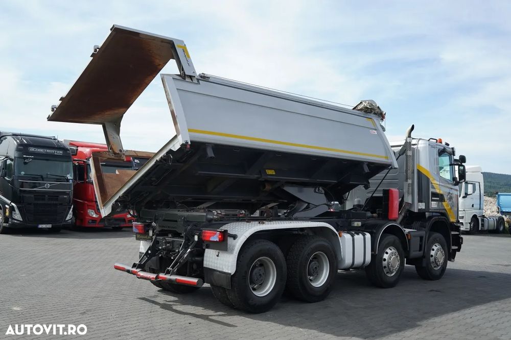 Scania G 440 / 8X4 / BASCULATOR CU 2 LATE / HIDRAULIC LATERAL / CLAPETĂ HIDRAULICĂ / BORDMATIC / CORTINĂ AUTOMATICĂ / AUTOMAT - 10
