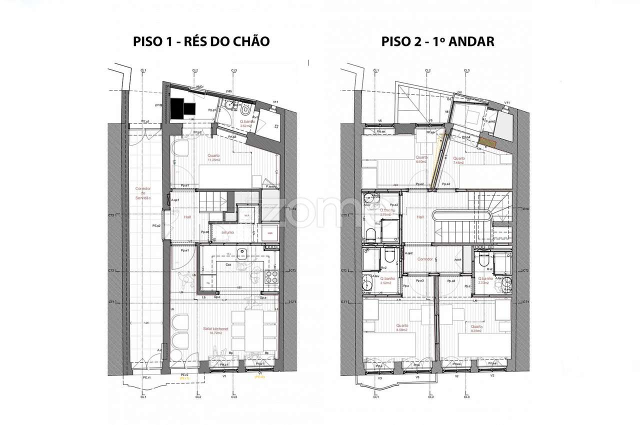 Moradia T6, na Rua do Bonjardim, com Projecto de reabilitação - Por... - Grande imagem: 5/34