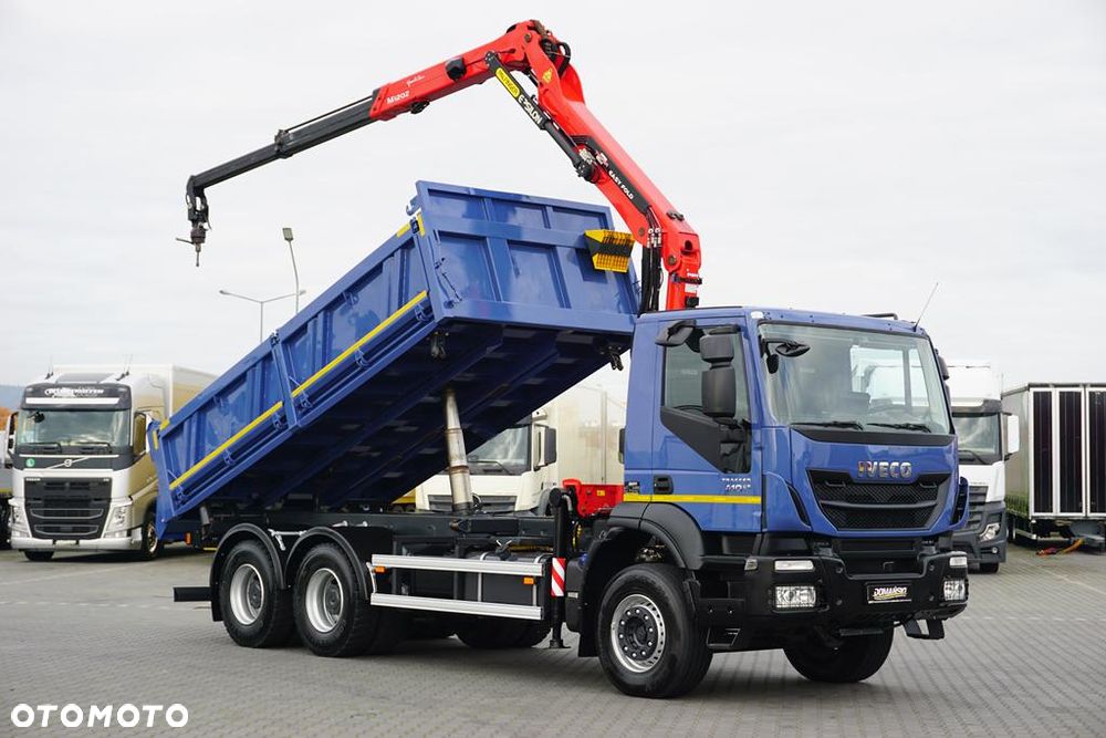 Iveco TRAKKER / 380T41 / E 6 / WYWROTKA + HDS / 6 X 4 / ROTATOR - 2