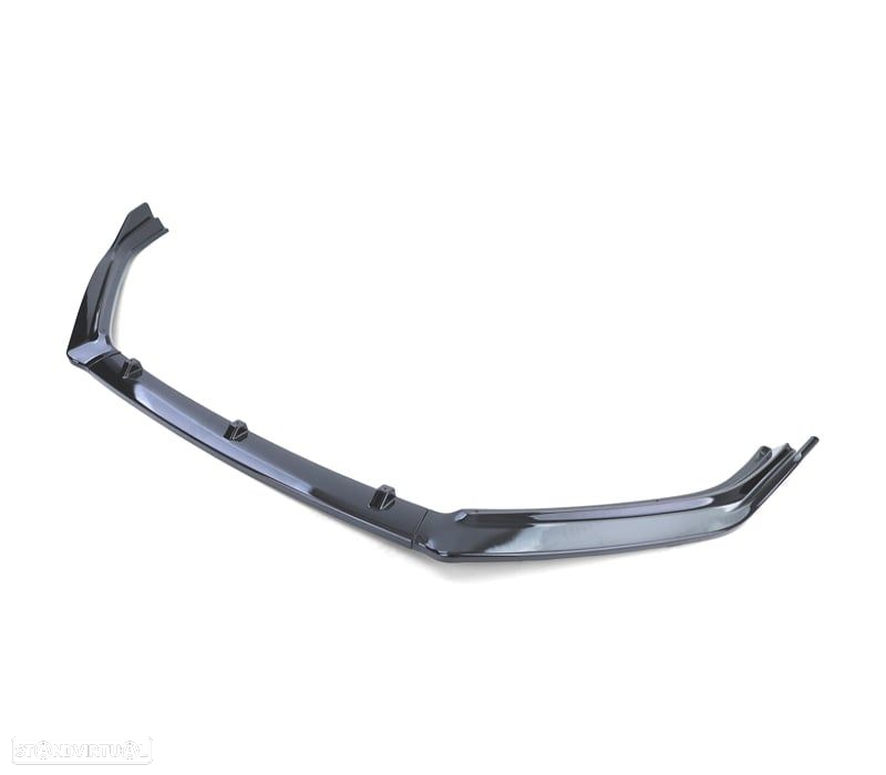 SPOILER LIP VOLKSWAGEN VW POLO 6C 14-17 PRETO BRILHANTE - 3