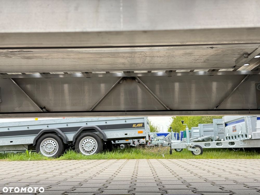 Gromex laweta aluminiowa | 850x210cm | DMC 3500kg | platforma na 2 auta | 3 osie AL-KO | OŚWIETLENIE LED - 27