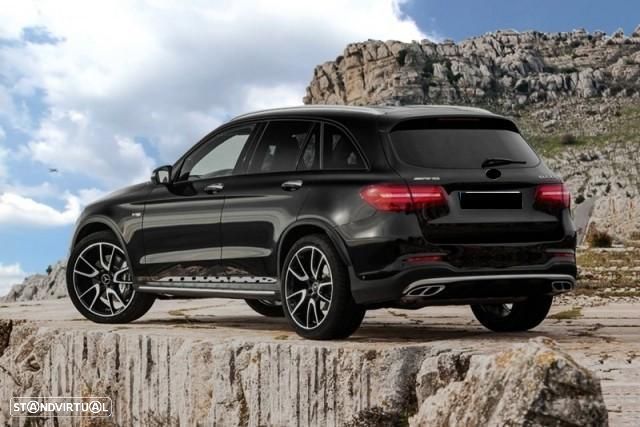 Ponteiras de Escape Mercedes C / GLC / GLE Look Amg - 3