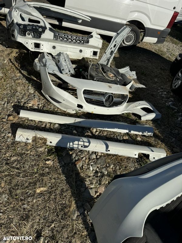 Elemente caroserie mercedes cla w176 aripa stanga spate bară spate prag stâlp ornament prag lonjeron dubură aripa rezervor palansă bord - 1