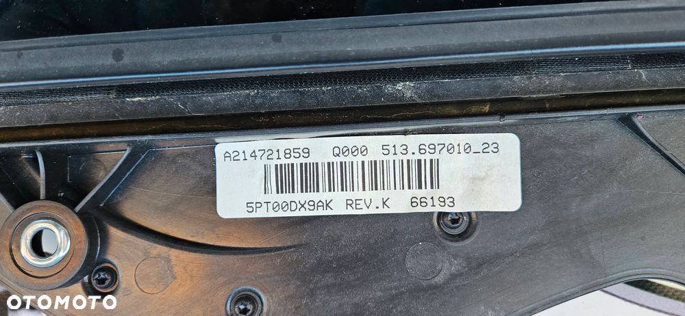 Dodge Durango III LIFT 2021-2025 Szyberdach Panorama Kompletny CZARNA ROLETA - 3