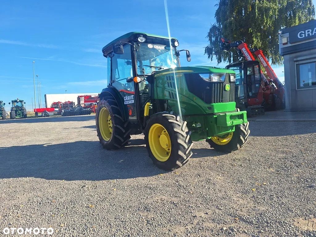 John Deere JD 5090 GF, ciągnik sadowniczy, ogrodniczy, 90 KM 4-cyl, I-szy właściciel - 20