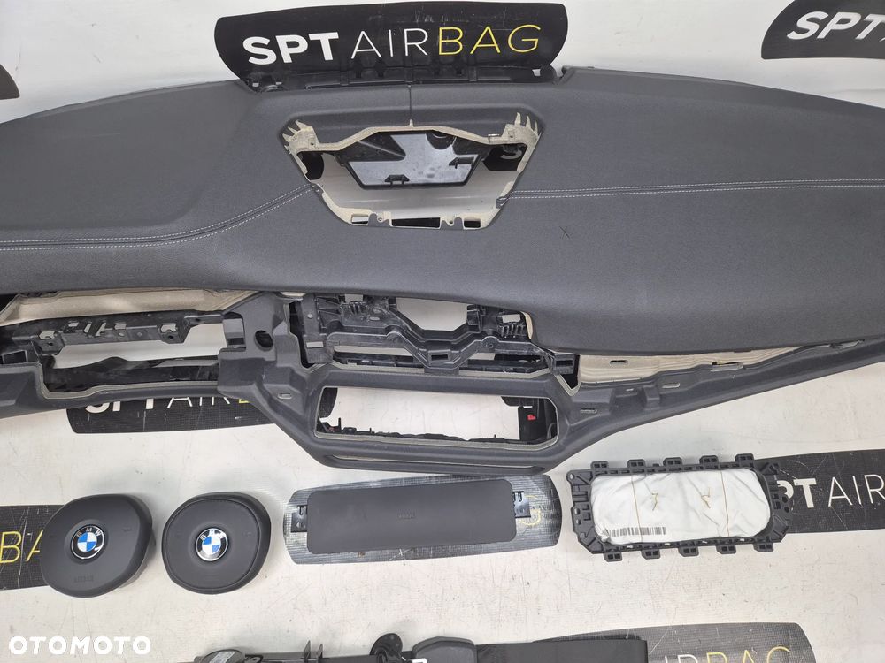 BMW 3 SERIA 3 G20 G21 SERIA 4 G22 G23 G26 LIFT DESKA ROZDZIELCZA KONSOLA KOKPIT PULPIT PODUSZKI AIRBAG AIR BAG PASY KIT SET - 3