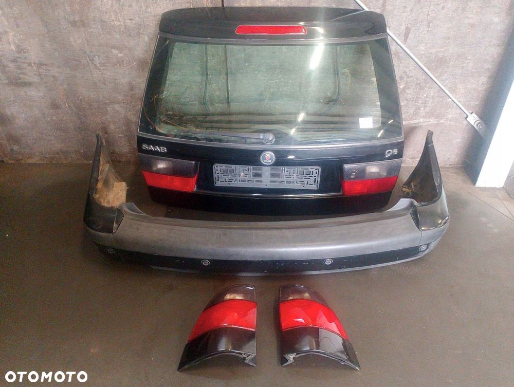 KOMPLETNY TYŁ SAAB 9-5 I 170 KLAPA ZDERZAK LAMPY - 1