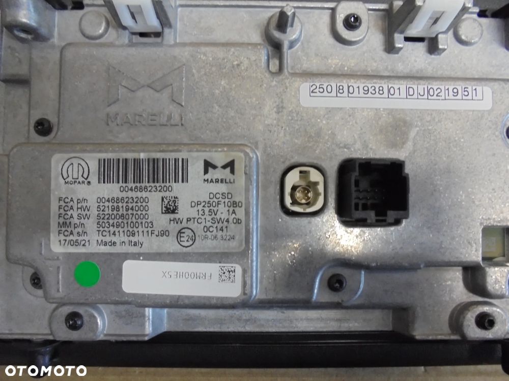 00468623200 RADIO FIAT DUCATO 2020- wyświetlacz lcd - 2