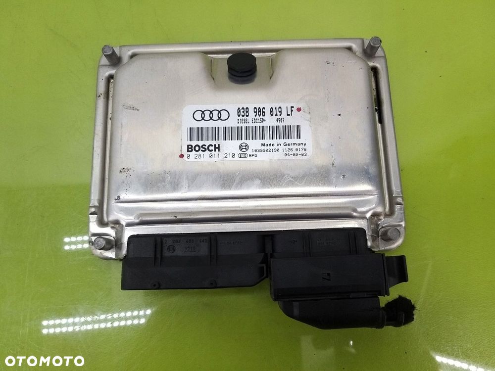Komputer sterownik silnika Audi A4 B6 8E 2000-2004 1,9 TDI 038906019LF - 1