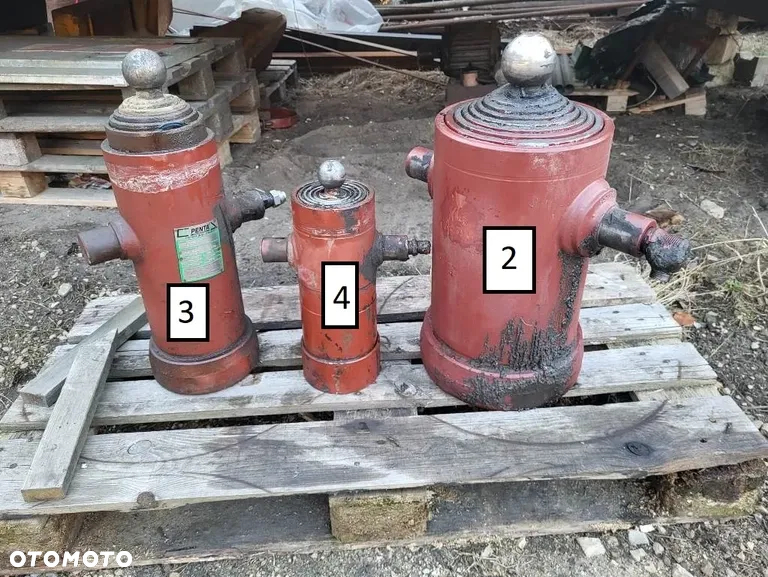 Siłownik Hydrauliczny kiper wywrot kule gniazda kipra Stabilizator podpora HDSa - 20