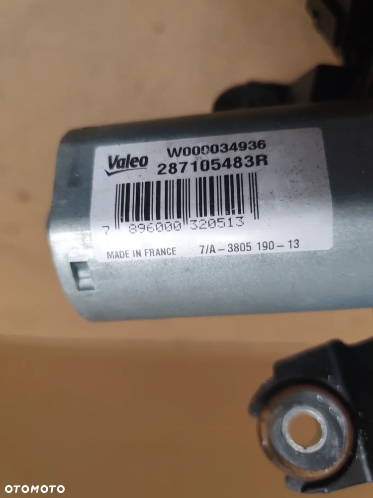 Silnik Wycieraczek Tył Oryginał Renault Captur Clio 4 287105483R - 4