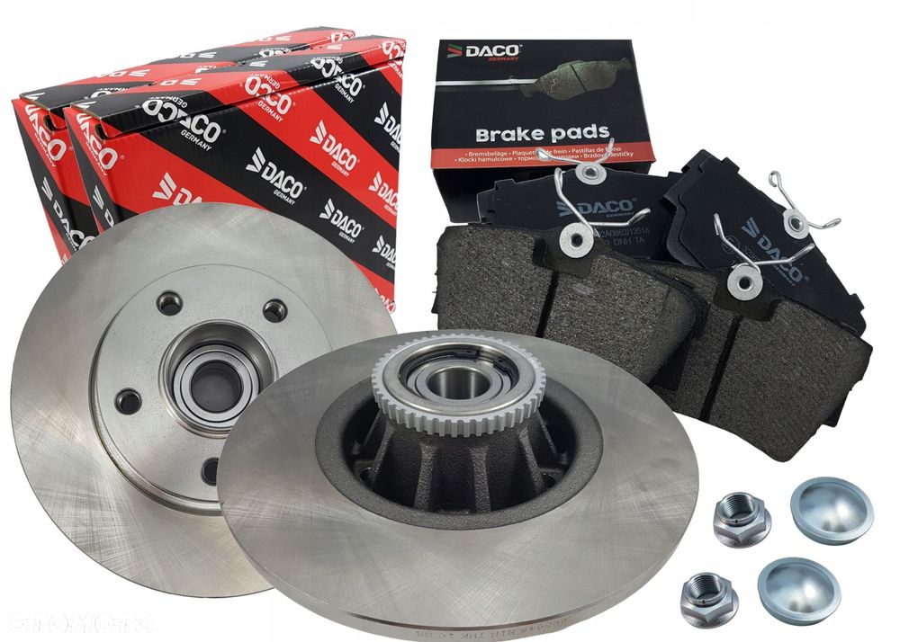 TARCZE KLOCKI TYŁ TRAFIC VIVARO PRIMASTAR ŁOŻYSKO - 1